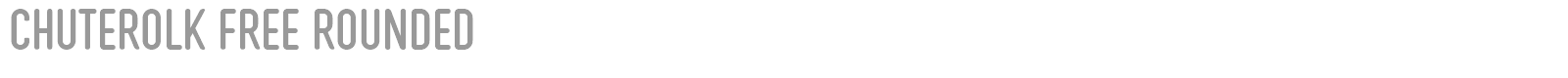 CHUTEROLK font preview